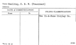 Snelling, H.B.W. (President)