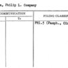 Sniffin, Philip L. Company