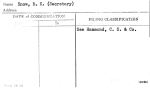 Snow, R.C. (Secretary)