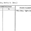 Snowden, Bertha B. (Mrs.)