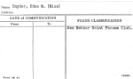 Snyder, Edna M. (Miss)