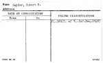 Snyder, Hubert E.