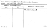 Social Security Card Manufacturing Company