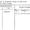 Society of Virginia Women in New York