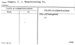 Sommer, J.L. Manufacturing Co.