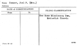 Sonner, Joel P. (Mrs.)