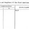 Sons and Daughters of the First Americans