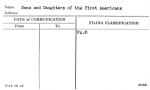 Sons and Daughters of the First Americans