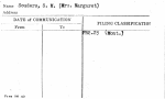 Souders, S.M. (Mrs. Margaret)