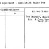 Sound Equipment - Exhibition Rules For
