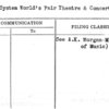 Sound System World's Fair Theatre & Concert Hall