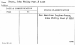 Sousa, John Philip Post # 1112