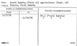 South Dakota, (State of), Agriculture (Dept. of)