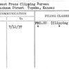 Southwest Press Clipping Bureau