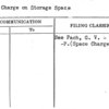 Space Charge on Storage Space