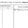 Spanish-Military Press & Publicity Department