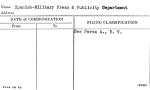 Spanish-Military Press & Publicity Department