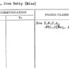 Sparks, Joan Betty (Miss)