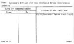 Speakers Invited for the Overseas Press Conference