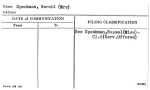Speakman, Harold (Mrs)