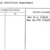 Special Activities Department