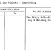 Special Day Tickets - Imprinting