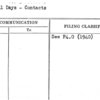Special Days - Contacts