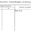 Special Days-Frat. Groups-Knights of Pythias