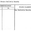 Special Events Bulletin Boards