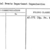 Special Events Department Organization