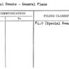Special Events - General Plans