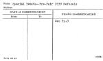Special Events--Pre-fair 1939 Refusals