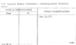 Special Events Procedure - Distinguished Visitors
