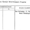Special Feature Entertainment Program