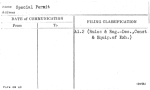 Special Permit