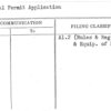 Special Permit Application
