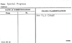 Special Programs