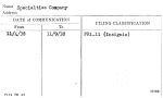 Specialties Company