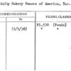 Specialty Bakery Owners of America, Inc.