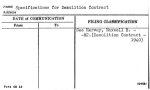 Specifications for Demolition Contract