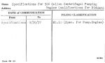 Specifications for 500 Gallon Centrifugal Pumping Engine Qualifications for Bidders