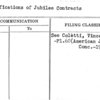 Specifications of Jubilee Contracts