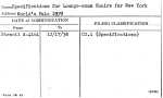 Specifications for Lounge-room Chairs for New York World's Fair 1939