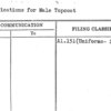 Specifications for Male Topcoat