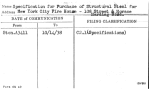 Specifications for Purchase of Structural of Steel for New York City Fire House