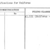 Specifications for Uniforms