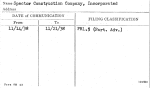 Spector Construction Company, Incorporated