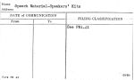 Speech Material-Speakers' Kits