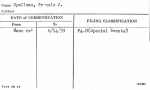 Spellman, Francis J.