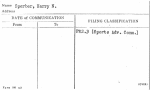 Sperber, Harry N.